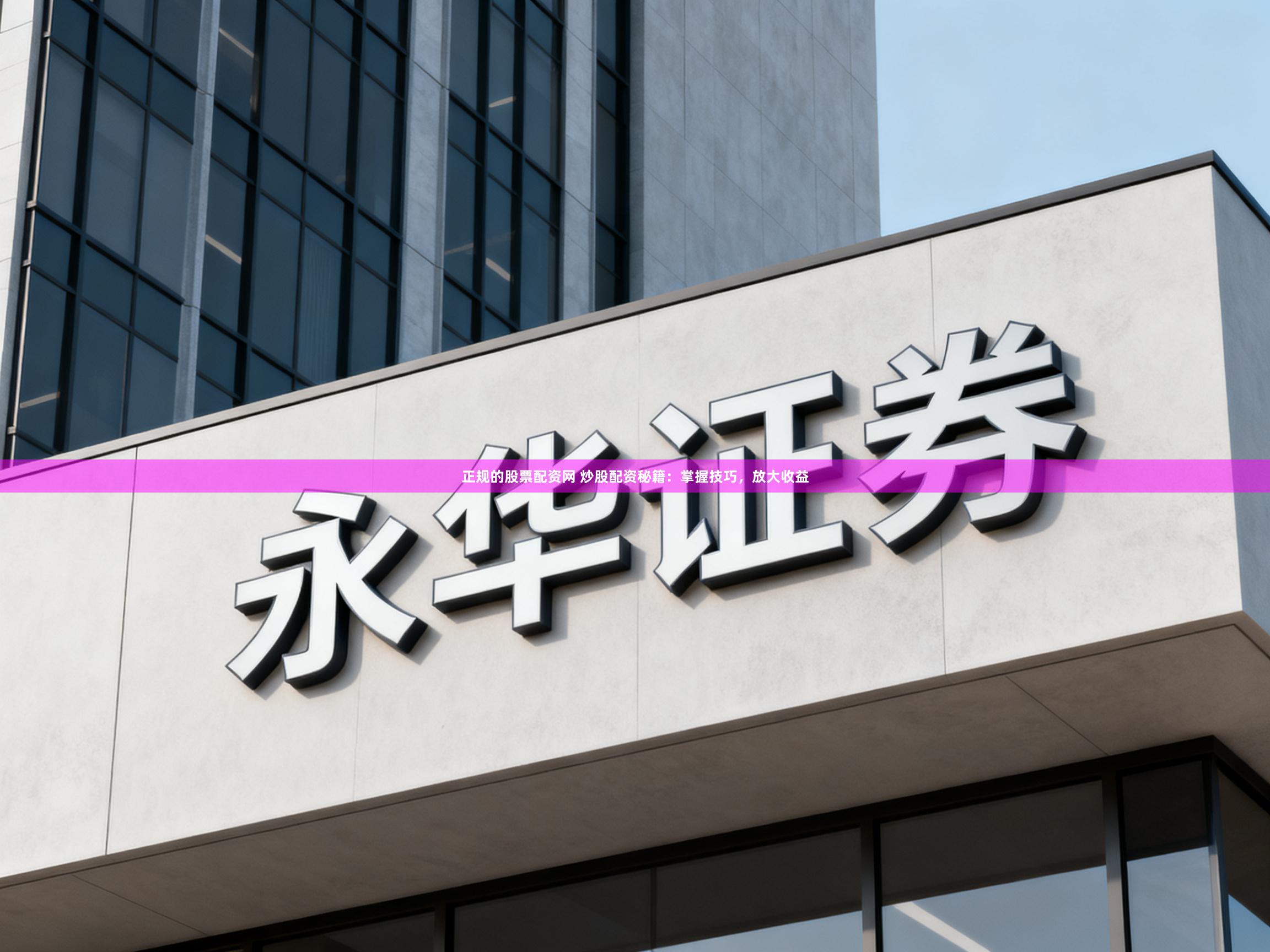 正规的股票配资网 炒股配资秘籍:掌握技巧,放大收益